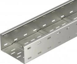 Obo Bettermann 6098169 WKSG 140 A2 Nagyfesztávú kábeltálca perforált, fenékbordával 110x400x6000 2B felületkezelés nélkül, utókezelt (6098169)