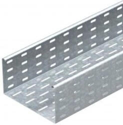 Obo Bettermann 6060307 MKS 130 FS kábeltálca MKS perforált, összekötővel 110x300x3000 FS szalaghorganyzott, DIN EN 10346 (6060307)