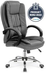 Halmar RELAX irodai szék, szürke, ökobőr, napi 4-6 órás használatra