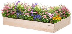 AtmoWood Fa magaságyás 140 x 80 x 20 cm
