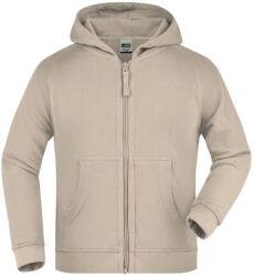Daiber Hanorac pentru copii cu fermoar și glugă JN059k - Stone | 2XL (JN059K-79419)