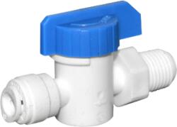 Aquafilter Gyorscsatlakozó golyós csap, műanyag 1/4" KM x 1/4