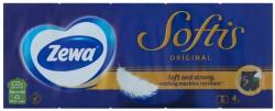 Zewa Papírzsebkendő 4 rétegű 10 x 9 db/csomag Zewa Softis illatmentes (31000569) - irodaitermekek