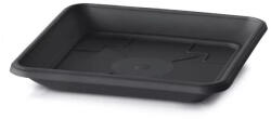 Prosperplast Terra négyszög virágcserép alátét, 34 cm - antracit (PKWT34-S433)