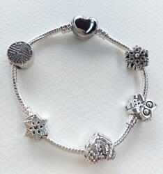 Ingi Art Winter 2 Pandora stílusú divat karkötő 17 cm