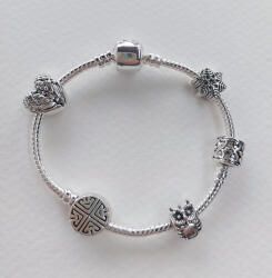 Ingi Art Winter 1 Pandora stílusú divat karkötő 17 cm