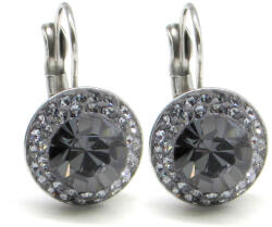 APHRODITÉ kapcsos fülbevaló - 12 mm (nightfall szürke) (2025022007)