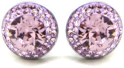 APHRODITÉ bedugós fülbevaló - 12 mm (light amethyst) (2025022002)