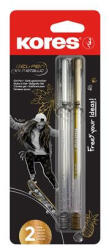 Kores Zseléstoll készlet, 1, 0 mm, kupakos, háromszögletű, KORES "K11", arany/ezüst (37941) - bestoffice