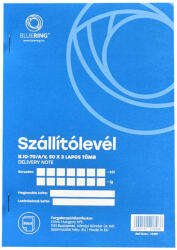 Bluering Szállítólevél A5, 50x3lapos B. 10-70/A/V Bluering® (NYOMTB1070AV)