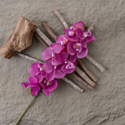 Valex Decor Real touch orchidea ág, 72cm magas - Sötét rózsaszín (AF166-03)