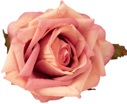 Valex Decor Rózsa selyemvirág fej, 8cm - Sötét rózsaszín (AF120-08)