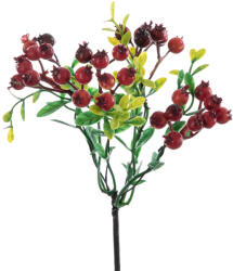 Valex Decor Bogyós ág, 28.5cm magas - Narancssárga (AF029-03)