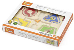 Viga Toys Labirint magnetic - recunoaste culoarea si traseaza forma, viga (44746) - bekid