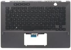 ASUS Tastatura originala Asus Rog Zephyrus G14 GA401IHR iluminata US cu Palmrest antracit