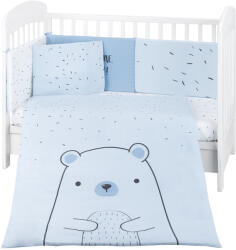KikkaBoo Бебешки спален комплект Kikkaboo -Bear with me, 60 x 120 cm, 6 части, Blue (41101060115)