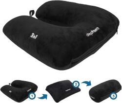 Daydream 3în1 - pernă de călătorie multifuncțională Culoare: Negru