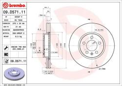 BREMBO Disc frana BREMBO PRIME LINE - UV Coated 09. D571.11 (09.D571.11)