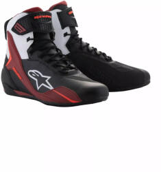 ALPINESTARS FASTER 4 MOTOROS CIPŐ | Black/White/Dark Red