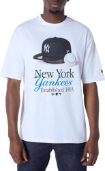 New Era Era MLB New York Yankees Script Graphic T-Shirt Rövid ujjú póló 60596279-60596279 Méret S 60596279-60596279