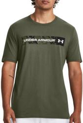 Under Armour UA CAMO CHEST STRIPE SS-GRN Rövid ujjú póló 1376830-390 Méret L 1376830-390