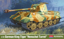 Academy King Tiger Henschel Turret 1: 72 (13423)