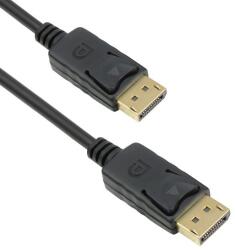 DeTech Кабел DeTech DP - DP M/M, 14+1 cooper, 5м, Черен (18272)