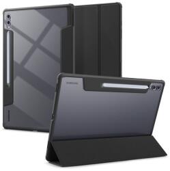 Spigen ACS08795 Galaxy Tab S8 Ultra LTE / WIFI / Tab S9 Ultra LTE fekete bőr hatású oldalra nyíló tok (ACS08795)