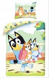 Halantex Bluey: Bluey és Bingo kétrészes ágynemű garnitúra, pamut - 140 x 200 cm (BY-0013BL) - jateknet