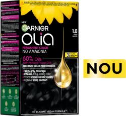 Garnier Vopsea de par permanenta fara amoniac Olia 1.0 Night Black, 174ml, Garnier