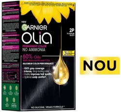 Garnier Vopsea de par permanenta fara amoniac 2P Platinum Black Olia, 174ml, Garnier