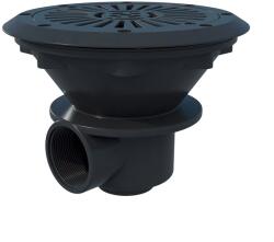 Astral Pool padlóürítő ø210mm, 2" - 1, 5" BM - antracit (00271CL144)