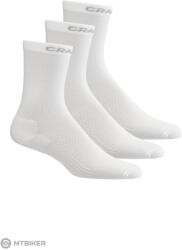 Craft CORE Dry High zokni, 3 pár, fehér (37-39)
