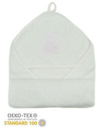  Stella fürdőlepedő hímzett 80x80cm fehér maci - babycenter-online