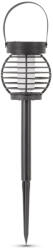 Entac Multifunkcionális Kerti Szolár Lámpa Láng Effekttel, átmérő 10cm, 12db WW SMD LED, 12db/kínáló (EGSL-P12LF-2IN1)