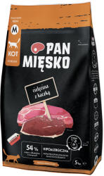 Pan Mięsko 5kg Pan Mięsko Cat borjú kacsával Medium száraz macskatáp - zooplus - 28 590 Ft