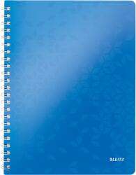 Leitz WOW A4 spirálfüzet, vonalas, kék (46370036)