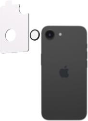 AlzaGuard Elite Lens Protector iPhone 16e kamera védő fólia - fekete + felhelyező keret (AGD-AGL014B)
