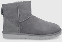 Ugg cizme de zăpadă din piele întoarsă Classic Mini bărbați, culoarea gri 1002072-DGRY 9BY8-OBM2BG_90X (1002072.DGRY)