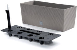 Prosperplast Rato Case 800 Rattan Hatású Erkélyláda Mokka, 3db-os csomag (DRTC800-7529U)