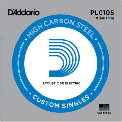 D'Addario PL 0105 Coardă individuală pentru chitară (PL0105)