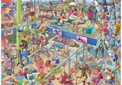 Heye 30084 - Triangular puzzle - Pet Gym - 1000 db-os puzzle