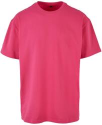 Build Your Brand Unisex felnőtt nehézsúlyú túlméretezett póló 5XL rózsaszín