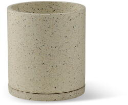 Bonami Set 2 ghivece Bonami Selection Terrazzo, ø 26 cm, alb