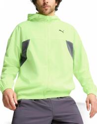 PUMA Fit Woven Full-Zip Training Jacket Green - dress4less