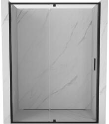 Mexen Exo, 1 szárnyú ajtó nyitáshoz 155x200 cm, 6mm átlátszó üveg, fekete profil, 819-155-000-70-00 (819-155-000-70-00)