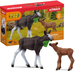 Schleich Schleich: Wild Life - Jávorszarvas borjúval figura szett (42629) (SLH42629) - jatekshop