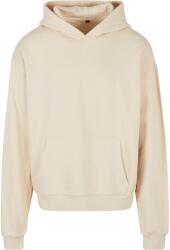 Build Your Brand Unisex felnőtt pamut ultra nehézsúlyú boxy kapucnis pulóver 4XL bézs