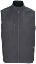 SOL'S Férfi Falcon Softshell cipzáras testmelegítő M barna|szürke