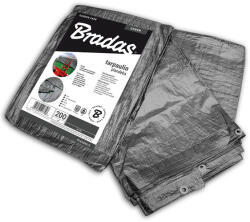Bradas Takaróponyva, erősített 200g, 3 x 4m, szürke 10 db /gyűjtő (1502948)